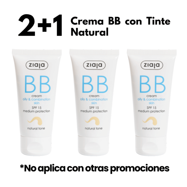Promo 2+1 BB Cream - Tono natural